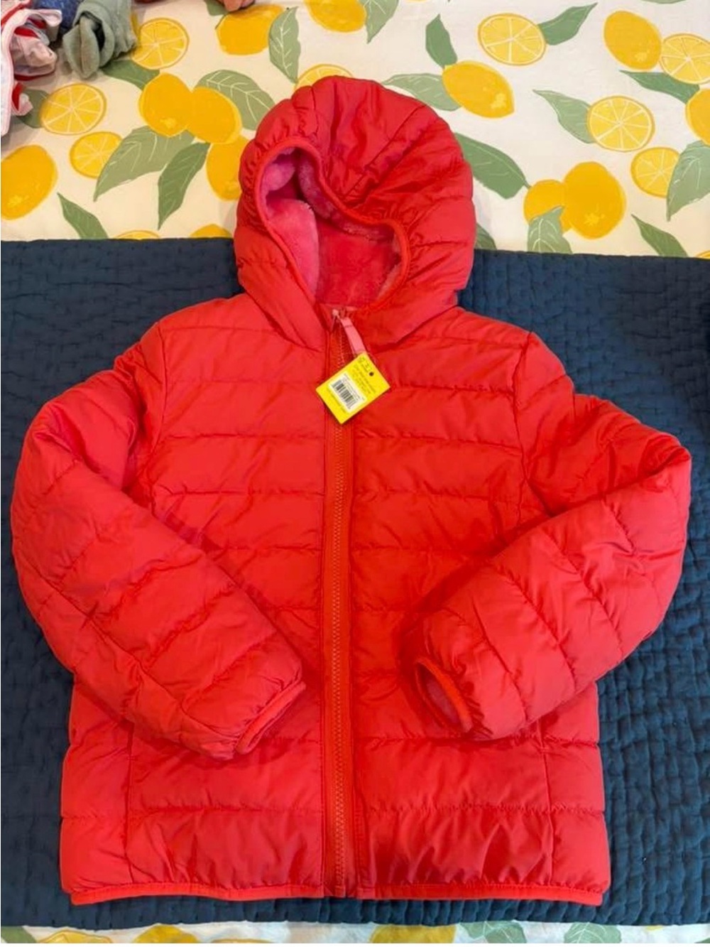 Primary Reversible Fleece Puffer Size 6-7